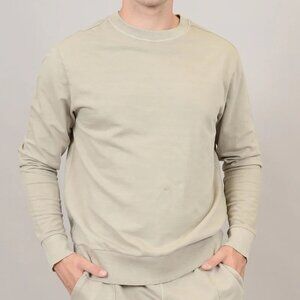 HEDGE Clay French Terry Oversized Crewneck Sweatshirt